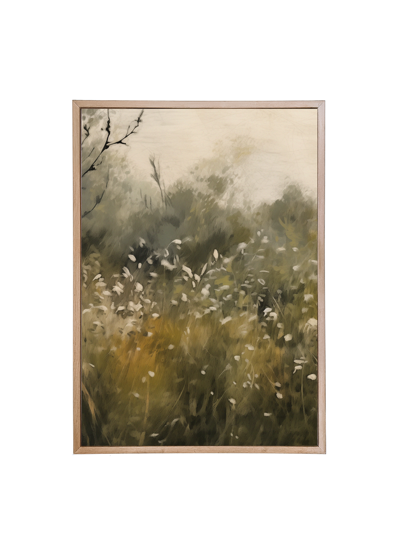 Windy Textures Wood Framed Print