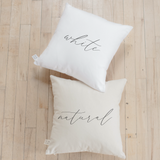 Personalized Calligraphy Tree Farm Pillow
