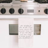 The Steadfast Love of the Lord Tea Towel