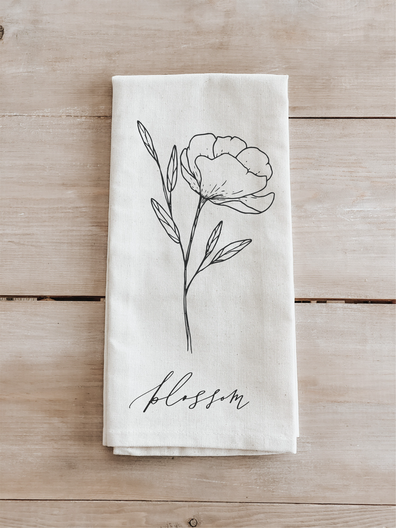 Blossom Wildflower Tea Towel