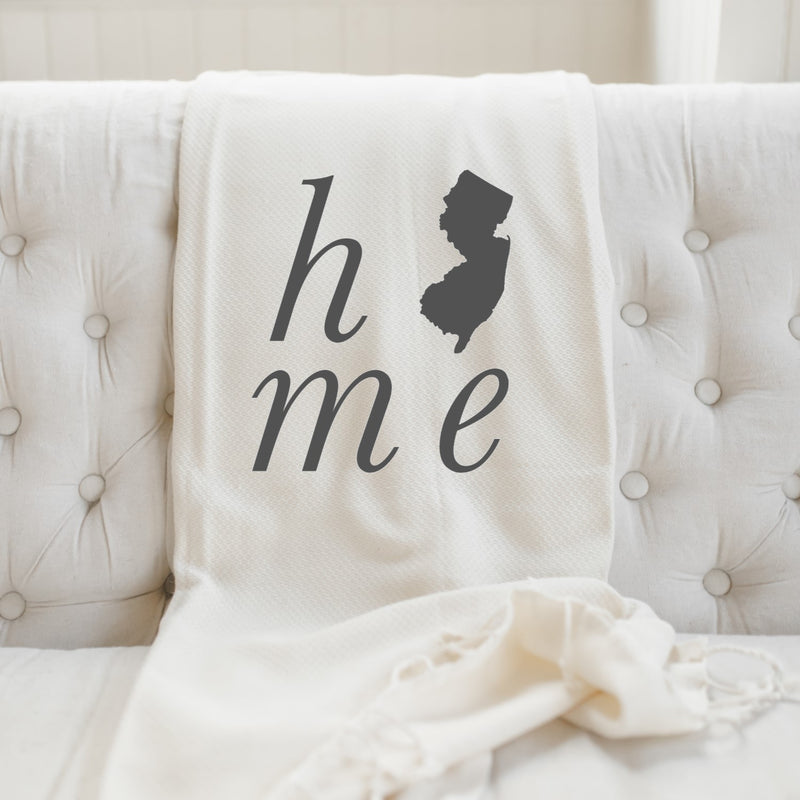Personalized Home State Throw Blanket
