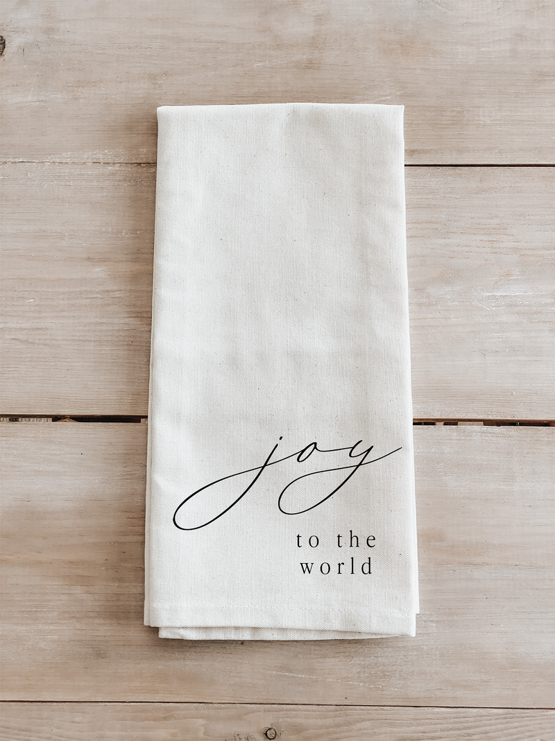 Joy To The World Tea Towel