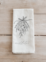 Mistletoe Tea Towel